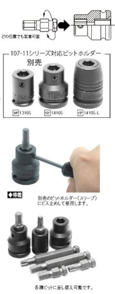 カランビット 25 六角レンチカラービット 1本組 H2.5×200 | ANEXブランドの